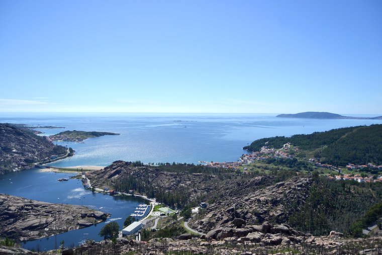 O Ézaro desde el Mirador Atlántico